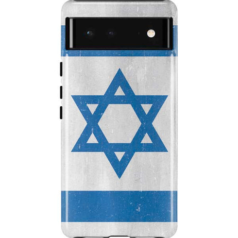 Israel Flag Distressed Google Pixel 6 Case